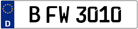 Truck License Plate